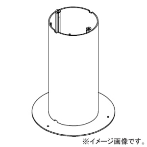 コイズミ照明 ポール ガーデンライト用 スタンドタイプ シルバーメタリック AE55985E