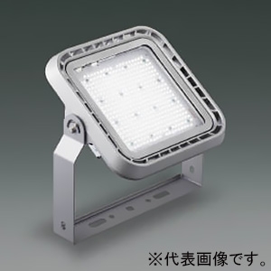 コイズミ照明 LEDハイパワー投光器 防雨型 直付タイプ 20000lmクラス HID400W相当 配光角65° 非調光 昼白色 サテンシルバー AU55232