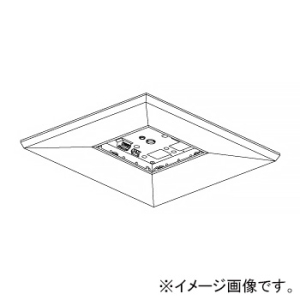 コイズミ照明 LEDベースライト 《AD Square Base Light》 器具本体のみ 直付・埋込両用型 Cチャンネル回避型 埋込穴□600mm AD92227