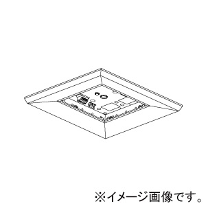 コイズミ照明 LEDベースライト 《AD Square Base Light》 器具本体のみ 直付・埋込両用型 Cチャンネル回避型 埋込穴□450mm AD92229