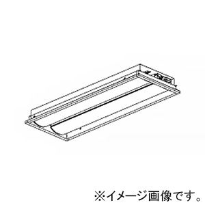 コイズミ照明 LEDベースライト 《Advanced Design Base Light》 器具本体のみ 20形 埋込型 下面開放・2灯用 W220 AD92043L