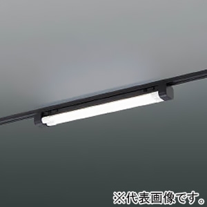 コイズミ照明 電源内蔵直管形LEDランプ搭載ベースライト プラグタイプ FLR20W×2灯相当 非調光 昼白色 ブラック AH55078