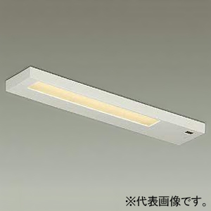 DAIKO LEDキッチンライト 棚下付専用 近接スイッチ付 明るさFL15W相当 非調光タイプ LED6W 温白色 動作切替スイッチ・感知距離切替スイッチ付 DCL-40784A