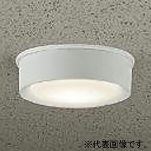 DAIKO LED軒下シーリングライト 防雨形 白熱灯100W相当 非調光タイプ LED9.2W 電球色 拡散パネル付 白 DWP-40249Y