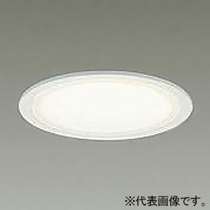 DAIKO LEDダウンライト 高気密SB形 ≪楽調≫ 2色温度切替調光タイプ 白熱灯100W相当 LED8W 電球色・温白色 埋込穴φ100 拡散パネル付 白 DDL-5508FWG