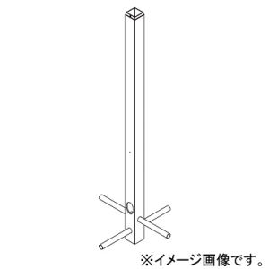 遠藤照明 ポール 角形 スリムローポール用 長さ600mm RL-852H