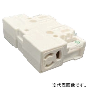 神保電器 ブロックコンセント 2個口 ブルー JBC29G0BL