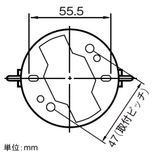 東芝ライテックス 【受注生産品】丸形引掛シーリングハンガー 【受注生産品】丸形引掛シーリングハンガー DC9021 画像2