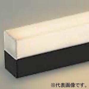 DAIKO LED間接照明用器具 ≪Architect Base Line≫ 天井・壁(横向)・床付兼用 調光タイプ LED7.9W 電球色(2700K) 長さ305mm ブラック DBL-5494LBG