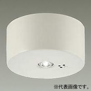 DAIKO LEDダウンライト非常灯 直付タイプ 低天井用(〜3m) ハロゲン13W相当 非調光タイプ LED1.3W 昼白色 蓄電池付 クールホワイト DEG-40207WF