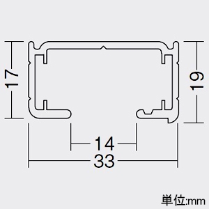 DAIKO ダクトレール 直付専用型 ダクトのみタイプ 3m用 ホワイト ダクトレール 直付専用型 ダクトのみタイプ 3m用 ホワイト L-7065E 画像3