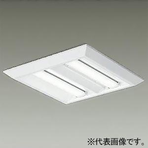 DAIKO LEDベースライト ≪SQUARE BASE LIGHT≫ 本体のみ LEDユニット別売型 直付形 下面開放 2灯ユニットタイプ □450タイプ FHP32W形ユニット×2灯 非調光タイプ LZB-92965XW