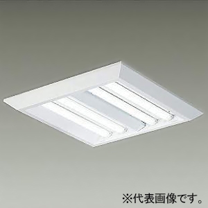 DAIKO LEDベースライト ≪SQUARE BASE LIGHT≫ 本体のみ LEDユニット別売型 直付形 下面開放 4灯ユニットタイプ □450タイプ FHP32W形ユニット×4灯 非調光タイプ LZB-92691XW