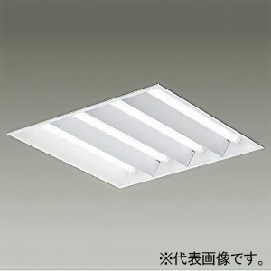 DAIKO 【受注生産品】LEDベースライト ≪SQUARE BASE LIGHT≫ 本体のみ LEDユニット別売型 埋込形 空調ダクト回避型 下面開放 4灯ユニットタイプ □600タイプ FHP45W形ユニット×4灯 PWM調光タイプ 埋込穴600mm LZB-92738XW