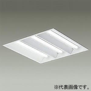 DAIKO 【受注生産品】LEDベースライト ≪SQUARE BASE LIGHT≫ 本体のみ LEDユニット別売型 埋込形 空調ダクト回避型 下面開放 3灯ユニットタイプ □600タイプ FHP45W形ユニット×3灯 PWM調光タイプ 埋込穴600mm LZB-92734XW