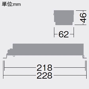 DAIKO PWM信号制御調光用電源 LED専用電源 ベースダウンライト4500クラス用 最大延長距離10m PWM信号制御調光用電源 LED専用電源 ベースダウンライト4500クラス用 最大延長距離10m LZA-93377 画像2