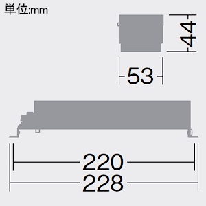 DAIKO 非調光用電源 LED専用電源 ベースダウンライト3500クラス用 最大延長距離10m 非調光用電源 LED専用電源 ベースダウンライト3500クラス用 最大延長距離10m LZA-93370 画像2