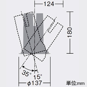 DAIKO LEDユニバーサルダウンライト ≪RECOL≫ M形 4000クラス・3000クラス CDM-T70W相当 白色 狭角形 配光角11° 埋込穴φ125 電源別売 ホワイト LEDユニバーサルダウンライト ≪RECOL≫ M形 4000クラス・3000クラス CDM-T70W相当 白色 狭角形 配光角11° 埋込穴φ125 電源別売 ホワイト LZD-93636NWN 画像2