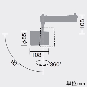 DAIKO LEDスポットライト ≪illco≫ プラグタイプ 配線ダクト取付用 無線調色調光 LZ2C CDM-T35W相当 LED18.5W 昼光色〜電球色 中角形 配光角20° ホワイト LEDスポットライト ≪illco≫ プラグタイプ 配線ダクト取付用 無線調色調光 LZ2C CDM-T35W相当 LED18.5W 昼光色〜電球色 中角形 配光角20° ホワイト LZS-9066FWM8 画像2