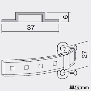 DAIKO 取付クリップ 5個1組 取付クリップ 5個1組 LZA-93676 画像2