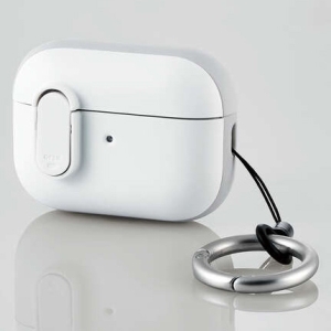 ELECOM TOUGH SLIM Lockケース AirPods Pro(第2世代)用 カラビナ付 ホワイト TOUGH SLIM Lockケース AirPods Pro(第2世代)用 カラビナ付 ホワイト AVA-AP4TSLWH