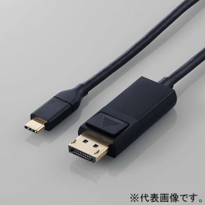 ELECOM TypeC-DisplayPort変換ケーブル 長さ1.0m CAC-CDP10BK2