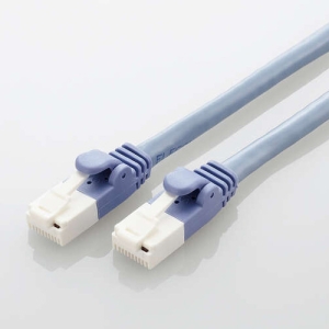 ELECOM LANケーブル スタンダードタイプ Cat6A準拠 ヨリ線 24AWG 1.0m×10本入 ブルー LANケーブル スタンダードタイプ Cat6A準拠 ヨリ線 24AWG 1.0m×10本入 ブルー LD-GPT/BU1/RS1 画像2