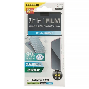 ELECOM 液晶保護フィルム Galaxy S23用 指紋防止 反射防止 PM-G231FLF