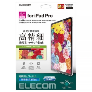 ELECOM 液晶保護フィルム iPad Pro 11インチ 第4世代用 高精細 防指紋 反射防止 TB-A22PMFLFAHD