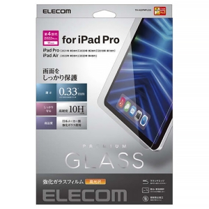 ELECOM 液晶保護ガラスフィルム iPad Pro 11インチ 第4世代用 高光沢 TB-A22PMFLGG