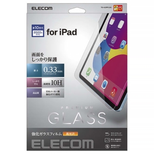 ELECOM 液晶保護ガラスフィルム iPad 第10世代用 高透明 TB-A22RFLGG