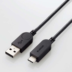 USBケーブル TypeA-TypeC スイング式 長さ2.0m MPA-ACSW20BK