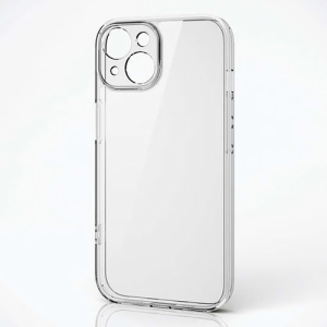 ハイブリッドケース iPhone15用 高硬度 極限保護設計 PM-A23AHVCKKCR