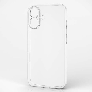 ソフトケース iPhone16用 クリア PM-A24AUCTKCR