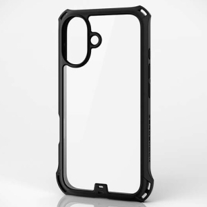 nCubhP[X sZEROSHOCKt iPhone16p t[J[ ubN PM-A24AZEROFCBK