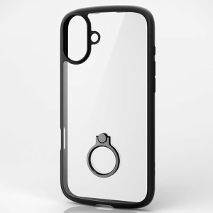 nCubhP[X sTOUGH SLIM LITEt iPhone16Plusp t[J[ Ot XgbvV[gt ubN PM-A24BTSLFCRBK