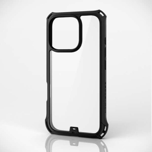 iPhone 16 Pro nCubhP[X ZEROSHOCK t[J[ wʃNA ubN PM-A24CZEROFCBK