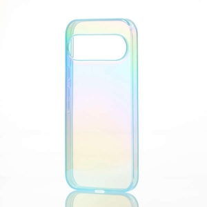 Google Pixel 9 Google Pixel 9 Pro ソフトケース meliano クリアオーロラ ライトブルー PM-P242UCABU
