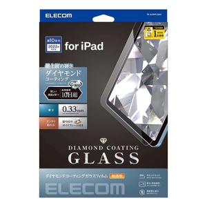 iPad 第10世代 ガラスフィルム ダイヤモンドコーティング TB-A23RFLGDC