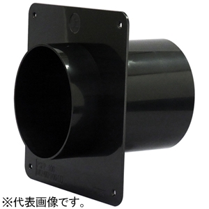 傾斜パイプスリーブ 適合パイプφ100mm 全長148mm フランジ・水滴逆流防止リブ付 PSFP-100-148