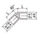 因幡電工 【限定特価】エルボ45° エルボ45° NDF-25 画像2