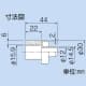 因幡電工 本体カフスφ14 DSH-14用パーツ 機器接続用 適合ドレンホース:DSH-14 本体カフスφ14 (DSH-14用パーツ) 機器接続用 適合ドレンホース:DSH-14 DSH-14C 画像2