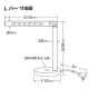 STE 【生産完了品】LEDデコライトデスク Lバーライト ピアノホワイト  DHD12PW 画像3