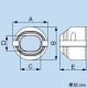 因幡電工 【限定特価】端末カバー 機器接続部用 120サイズ 配管化粧カバー ビル設備用 《スリムダクトPD》 端末カバー 機器接続部用 120サイズ 配管化粧カバー ビル設備用 《スリムダクトPD》 PDC-120-I 画像3