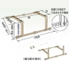 オーケー器材 【生産完了品】アルミ製据付架台 《アルミキーパー》 屋根置台 K-AYN6B