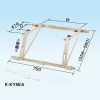 オーケー器材 【生産完了品】室外機据付架台 《スカイキーパー RAキーパー》 屋根置台 塗装仕上げ K-KY5EA