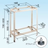 オーケー器材 【生産完了品】室外機据付架台 《スカイキーパー RAキーパー》 二段置台 塗装仕上げ K-KW5E3A