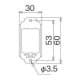 明工社 ML機器用取付金具 (取付穴 φ3.5) ML機器用取付金具 (取付穴 φ3.5) ML1536T15 画像2