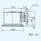 パナソニック 天井埋込形換気扇 排気・強-弱 低騒音・大風量形 鋼板製本体 ルーバーセットタイプ 埋込寸法:320mm角、適用パイプ径:φ150mm 天井埋込形換気扇 排気・強-弱 低騒音・大風量形 鋼板製本体 ルーバーセットタイプ 埋込寸法:320mm角、適用パイプ径:φ150mm FY-32SK7 画像2