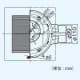 パナソニック 天井埋込形換気扇 《丸形天井埋込換気扇 まる天》 排気 低騒音形 樹脂製本体 ルーバーセットタイプ 角形・格子タイプ 埋込寸法:φ250mm 適用パイプ径:φ100mm 天井埋込形換気扇 [丸形天井埋込換気扇:まる天] 排気 低騒音形 樹脂製本体 ルーバーセットタイプ 角形・格子タイプ 埋込寸法:φ250mm 適用パイプ径:φ100mm FY-25MK1 画像4